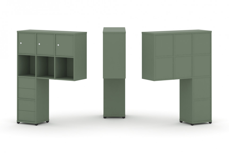 Concept Надставка высокая CN.ONV-006 Кобо/Металл Черный 1099*350*1486