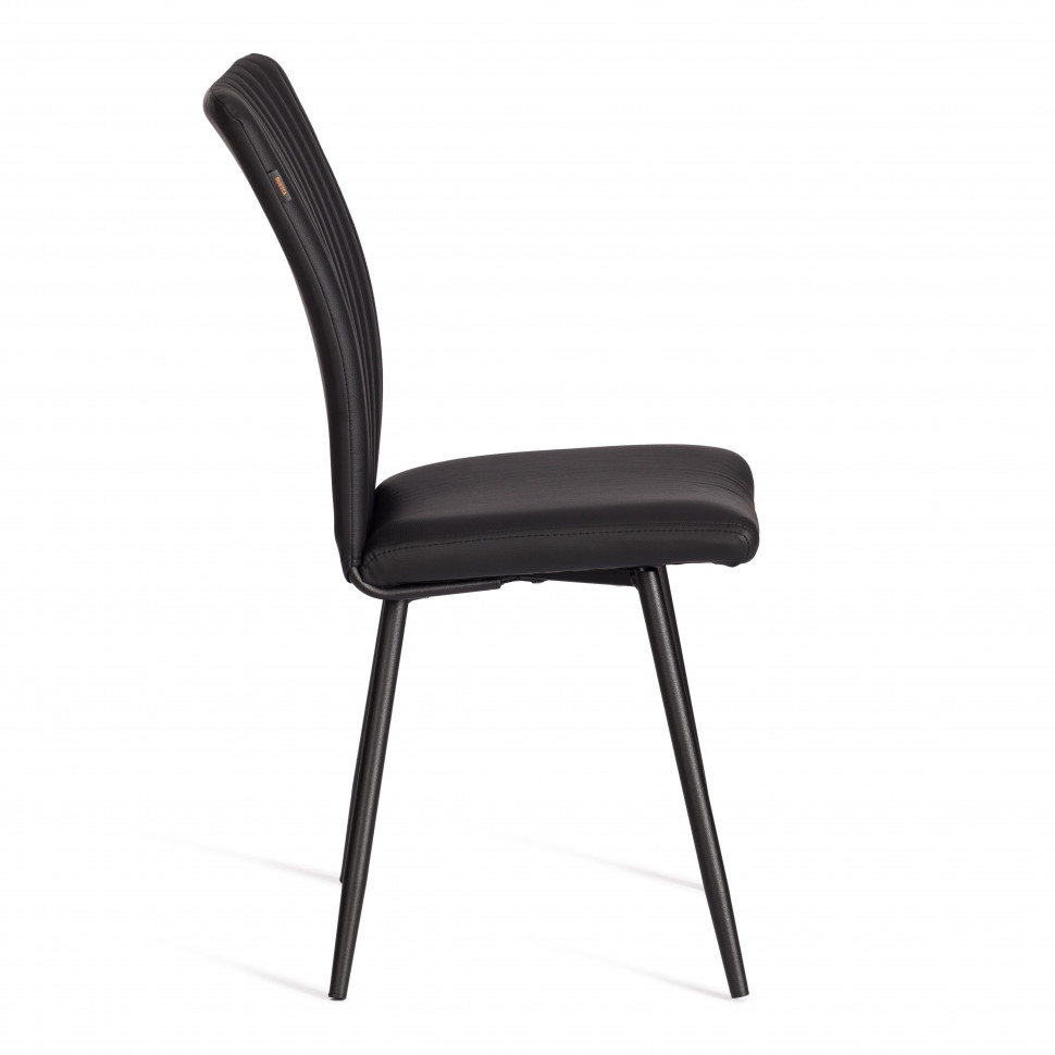 Стул обеденный Monte Carlo  (2 шт. в упаковке) TREND, экокожа , черная, 49х51х93 см
