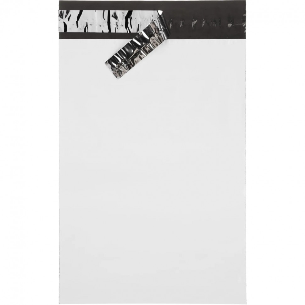 Курьер-пакет ПВД без печати, без КСД, размер 170x240+40, 45 мкм, 25 шт/уп