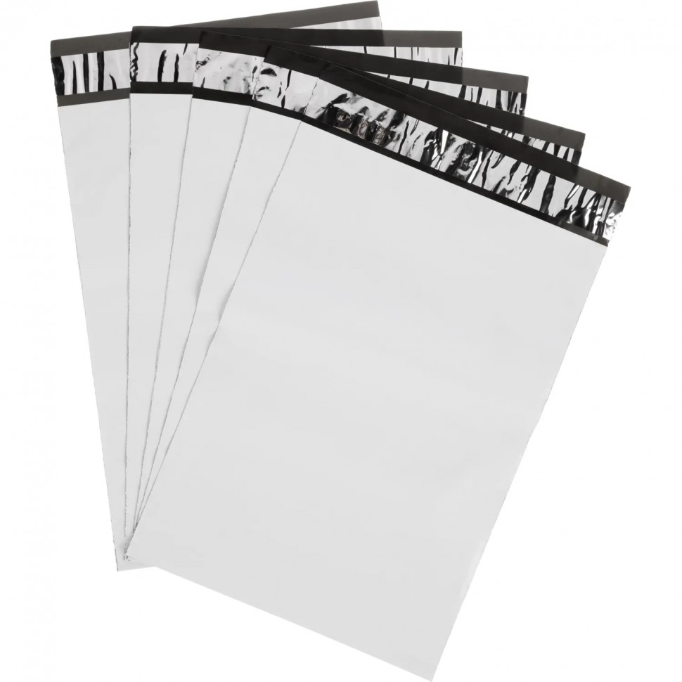 Курьер-пакет ПВД без печати, без КСД, размер 170x240+40, 45 мкм, 25 шт/уп