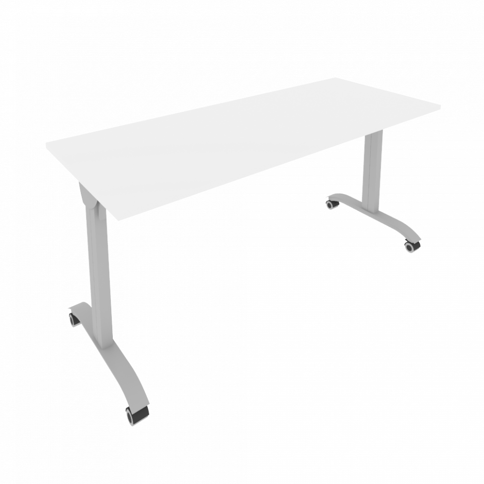 Mobile System Стол складной мобильный СМ-6 Белый/Металл Серый 1600*650*757