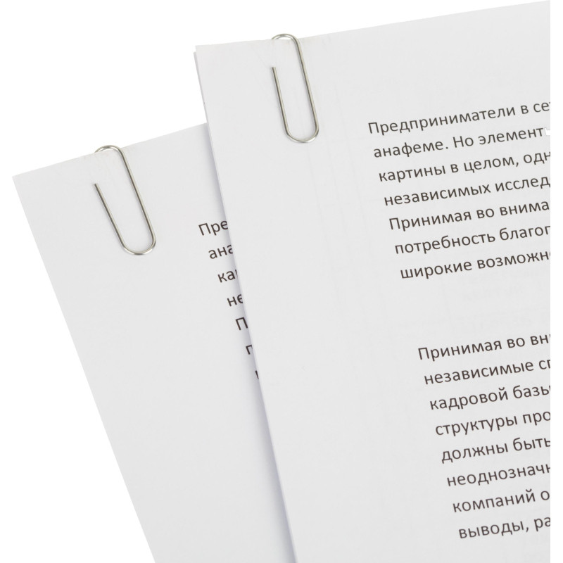 Скрепки Attache оцинкованные,28 мм,негофрированные,100 шт/уп