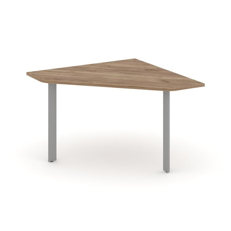 Style Project Угловой элемент переговорного стола SN-59.UPRG-031 Дуб Табак/Металл Серый 1180*1180*75