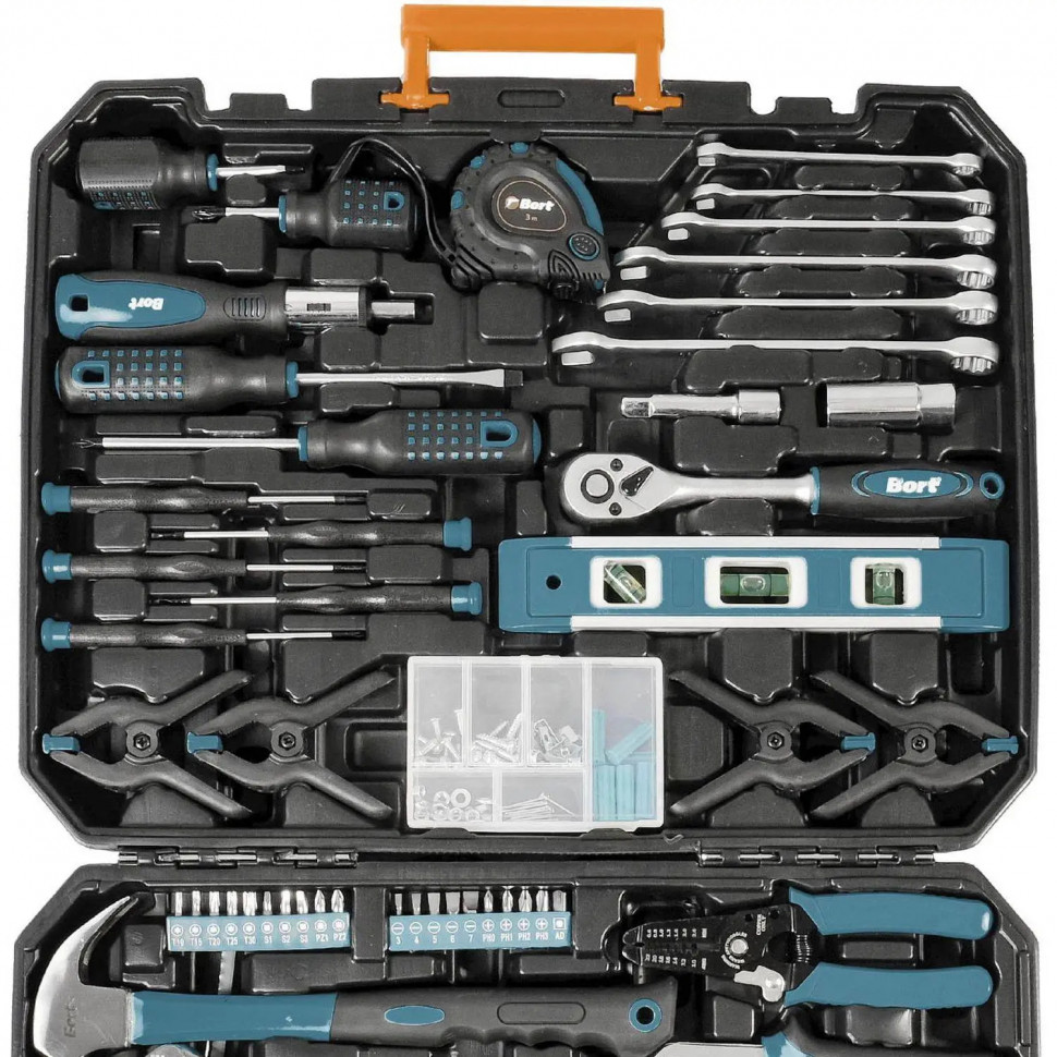 Набор инструмента ручного BORT BTK-168 (93418491)