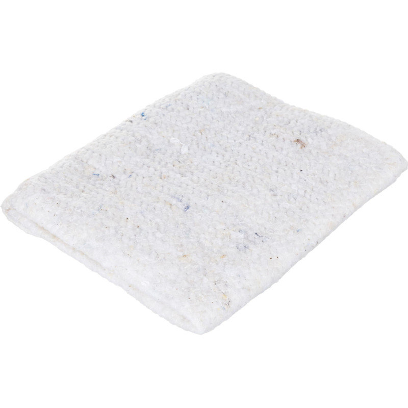 Тряпка для пола 50х60 см редкопрошивная 0,5 белая 180г/м2 TS4408