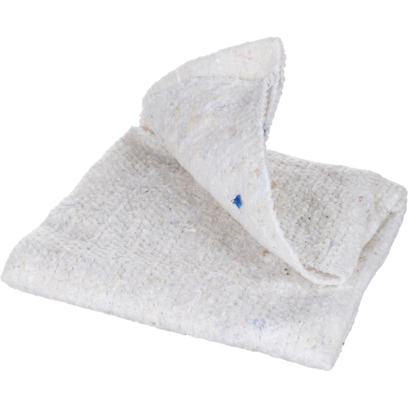 Тряпка для пола 50х60 см редкопрошивная 0,5 белая 180г/м2 TS4408