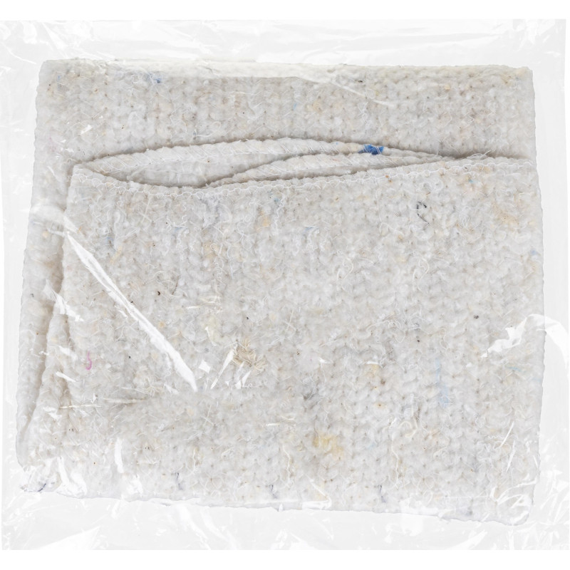 Тряпка для пола 50х60 см редкопрошивная 0,5 белая 180г/м2 TS4408