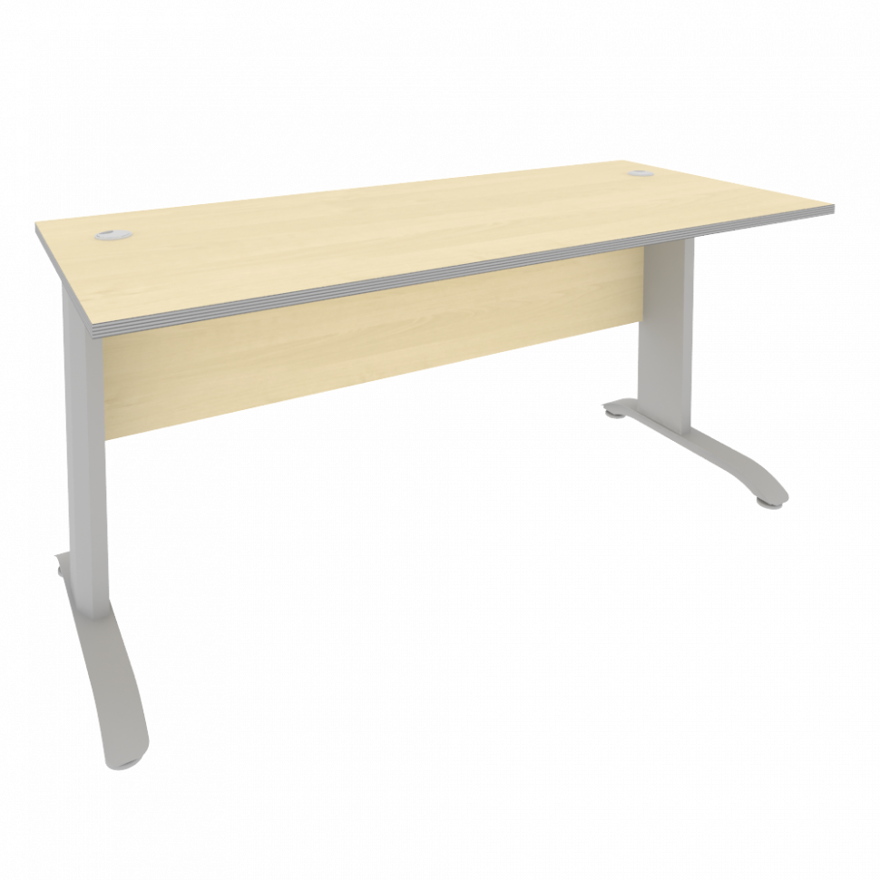 Riva Metal-L Стол письменный ПЛ.СП-4 Клен Металлик NEW/Металл Серый 1600*720*750 Riva Metal-L Стол письменный ПЛ.СП-4 Клен Металлик NEW/Металл Серый 1600*720*750
