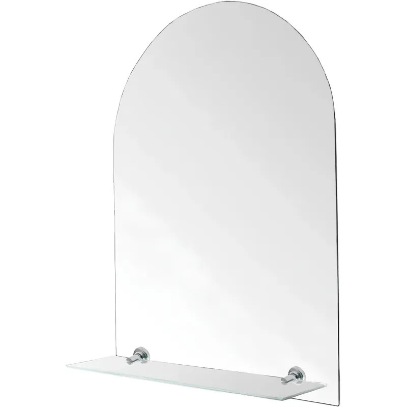 Зеркало МГЛ_настенное Комус Мебель ЭКО-27 (400x540) безрамное,1 полка