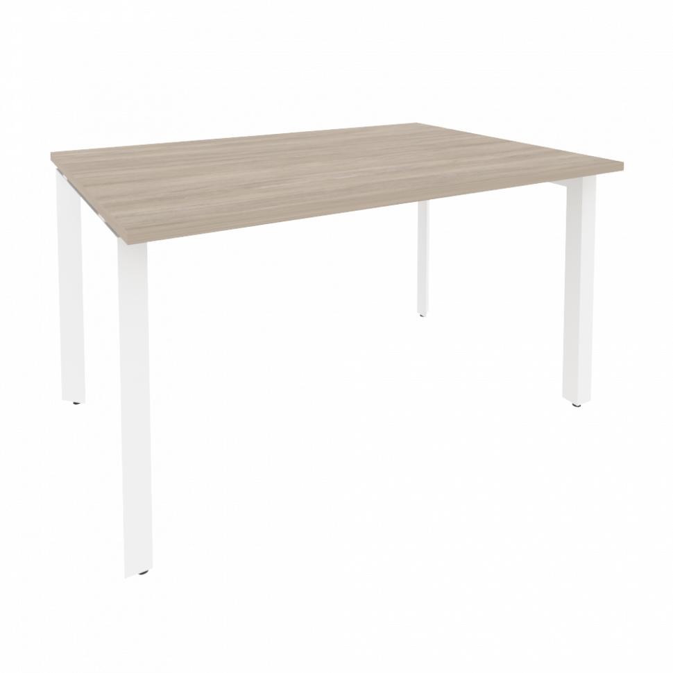 Onix Стол переговорный O.MP-PRG-1.3 Дуб Аттик/Металл Белый 1380*980*750 Onix Стол переговорный O.MP-PRG-1.3 Дуб Аттик/Металл Белый 1380*980*750