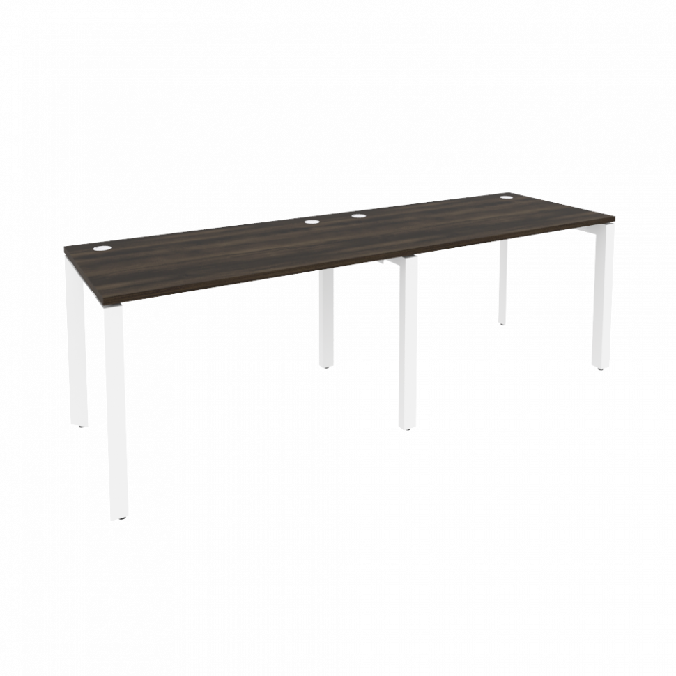 Onix Рабочая станция на П-образном м/к O.MP-RS-2.2.7 Дуб Мали/Металл Белый 2360*720*750