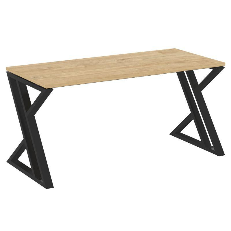 Loft Стол рабочий VR.L-SRZ-4.7 Тиквуд Светлый/Металл Черный 1580*720*750 Loft Стол рабочий VR.L-SRZ-4.7 Тиквуд Светлый/Металл Черный 1580*720*750