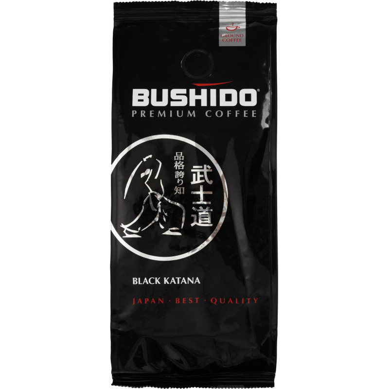Кофе Bushido Black Katana молотый, 227г пакет