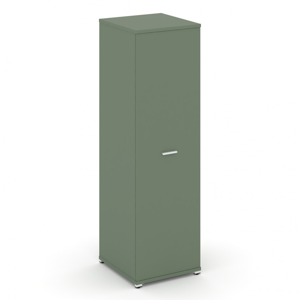 Concept Гардероб узкий глубокий CN.GB.E-003 W Кобо/Металл Белый 570*600*1922