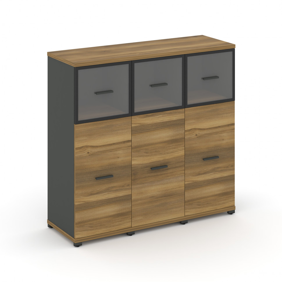 Concept Шкаф 3 узкие секции, 3 ниши CN.STU-334 RPB A Сандал Янтарный/Антрацит/Металл Антрацит/Прозра Concept Шкаф 3 узкие секции, 3 ниши CN.STU-334 RPB A Сандал Янтарный/Антрацит/Металл Антрацит/Прозра