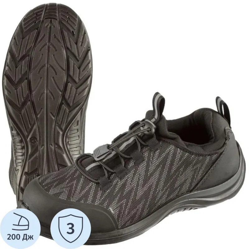 Полуботинки (кроссовки) Мистраль Light ПУ с МП р. 39 (135559)