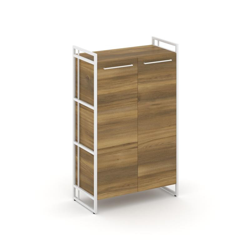 Rift Шкаф 3 ниши широкий RF.SS-31 Сандал Янтарный/Металл Белый/Белый Ручки 798*396*1286