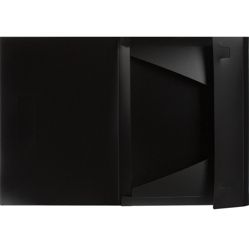 Папка на резинках Attache пластиковая А3, шир. кор. 30 мм, черный