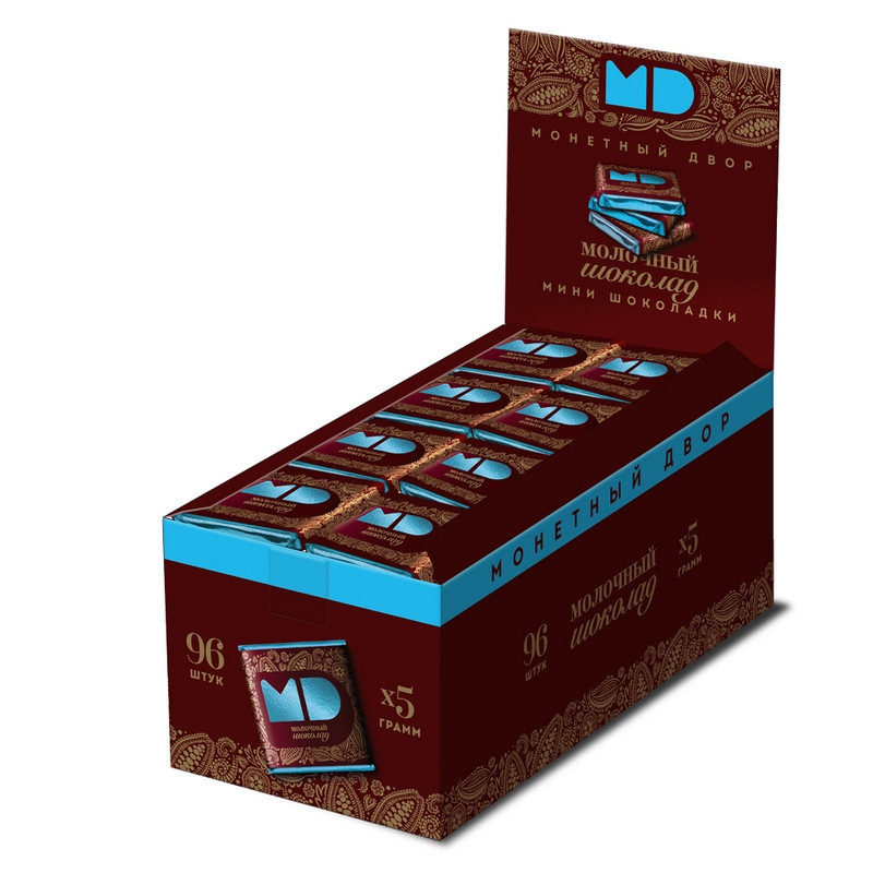 Шоколад Монетный двор Молочный 5г/96 шт Шоколад Монетный двор Молочный 5г/96 шт