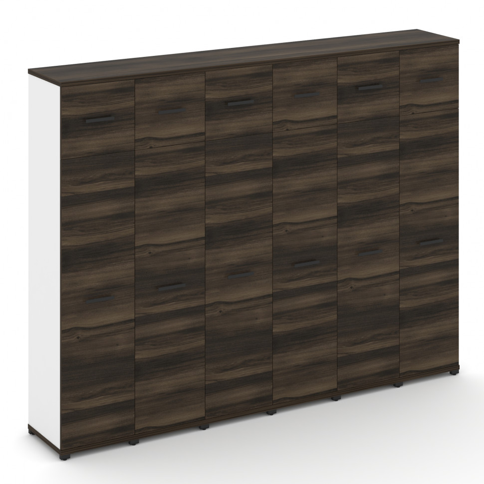 Concept Шкаф 6 узких секций, 5 ниш CN.STU-567 B Дуб Мали/Белый Бриллиант/Металл Черный 2500*420*1922 Concept Шкаф 6 узких секций, 5 ниш CN.STU-567 B Дуб Мали/Белый Бриллиант/Металл Черный 2500*420*1922