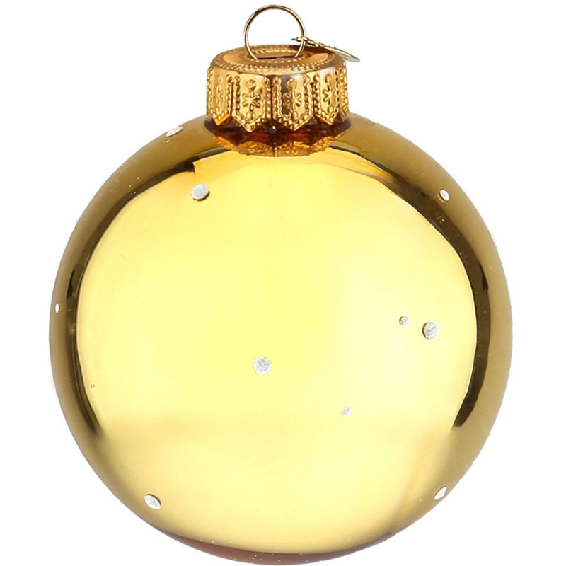 Шар Снеговик с подарком, 80 мм., в подарочной упаковки НГ, КУ-80-244003