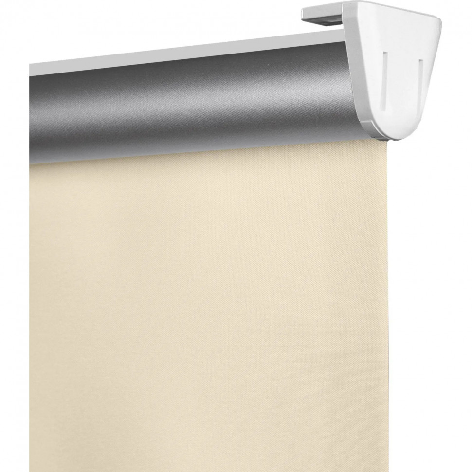 Рулонная штора Комус Мебель blackout silver 537837 V5, 90х160, бежевый