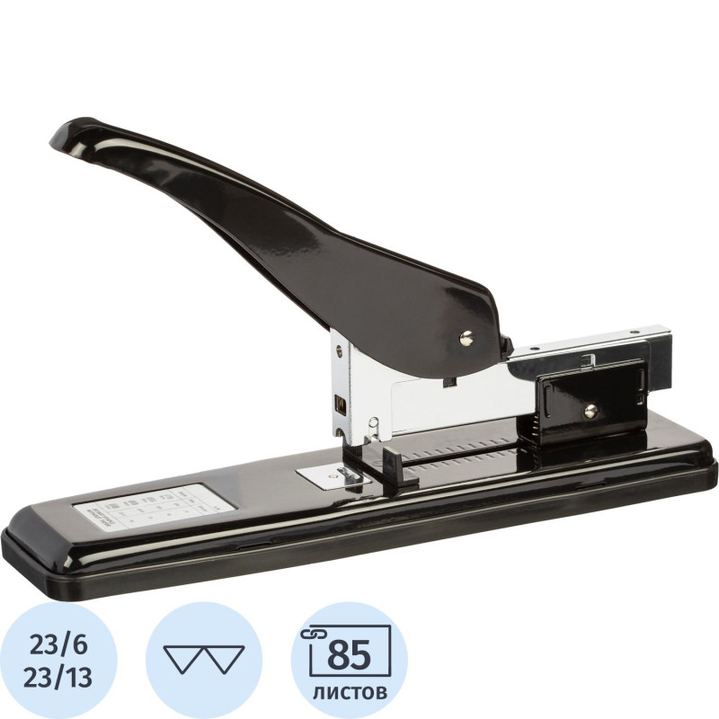 Степлер Attache професс. до 85 л. (бум.80 гр/м2), черный, №23
