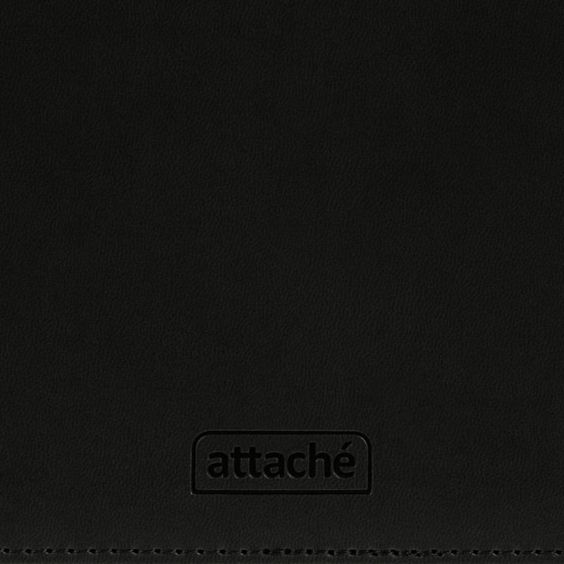 Ежедневник датированный 2026 АТТАСНЕ А4, 176л, 200х270мм, Каньон, черный