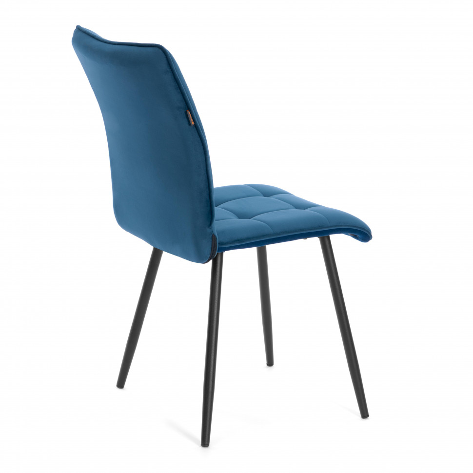 Стул обеденный Bari LT, велюр, Dark blue (темно-синий), 41х55х89 см Стул обеденный Bari LT, велюр, Dark blue (темно-синий), 41х55х89 см