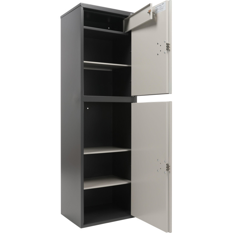 Шкаф для бумаг 0MX_Aiko SL-150/2T с 2 отделами 460х340х1490