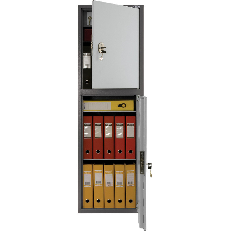 Шкаф для бумаг 0MX_Aiko SL-150/2T с 2 отделами 460х340х1490