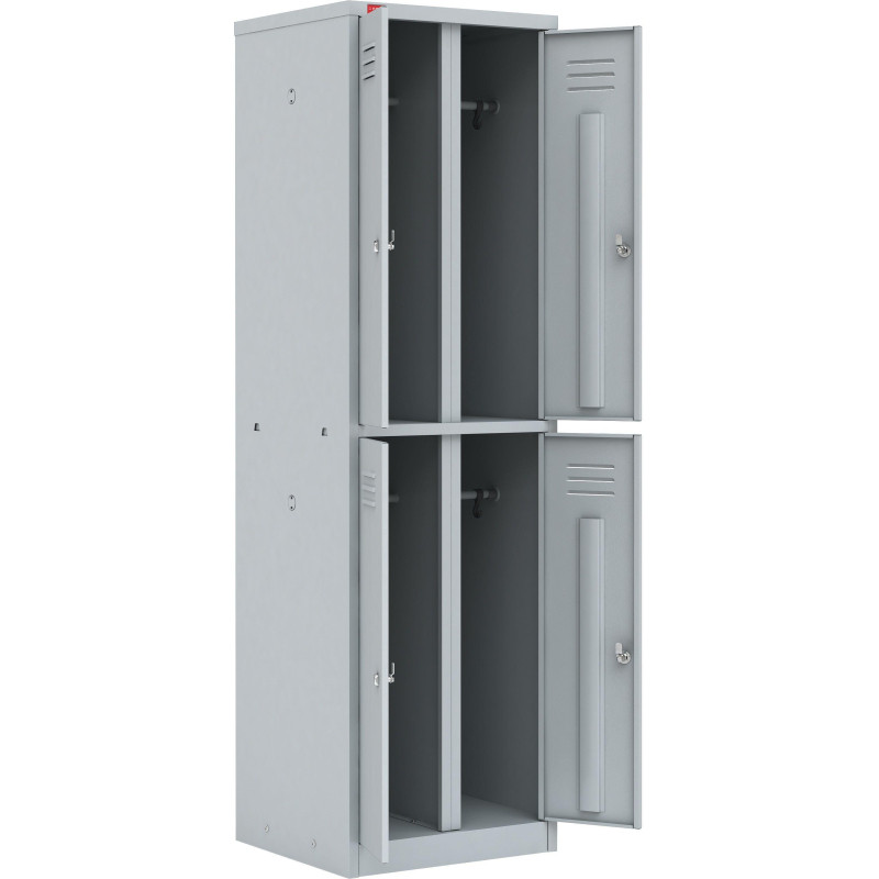 Шкаф для одежды металлический 0MX_P_ШРМ24 4 дв. 600х500х1860