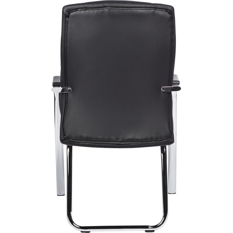 Конференц-кресло BN_TQ_Echair-807 VPU кожзам черный, хром