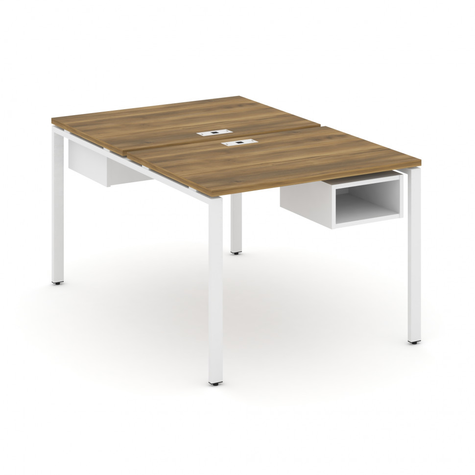 Concept Рабочая станция 2 сторонняя с подвесными тумбами на 2 места CN.DRS-101 Сандал Янтарный/Белый Concept Рабочая станция 2 сторонняя с подвесными тумбами на 2 места CN.DRS-101 Сандал Янтарный/Белый