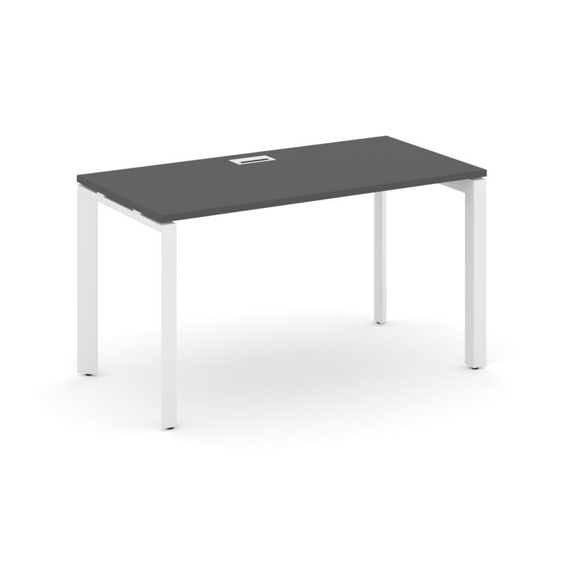 Style Project Стол письменный SN-59P.SP-003 Антрацит/Металл Белый/Белый Заглушка 1380*600*750