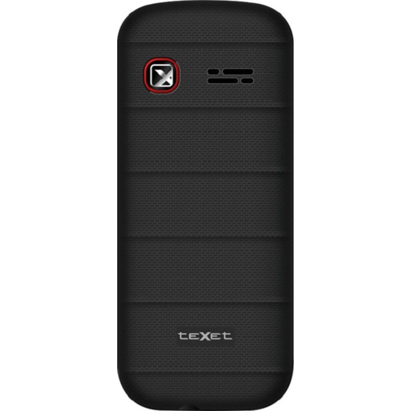 Мобильный телефон Texet TM-130 черный-красный