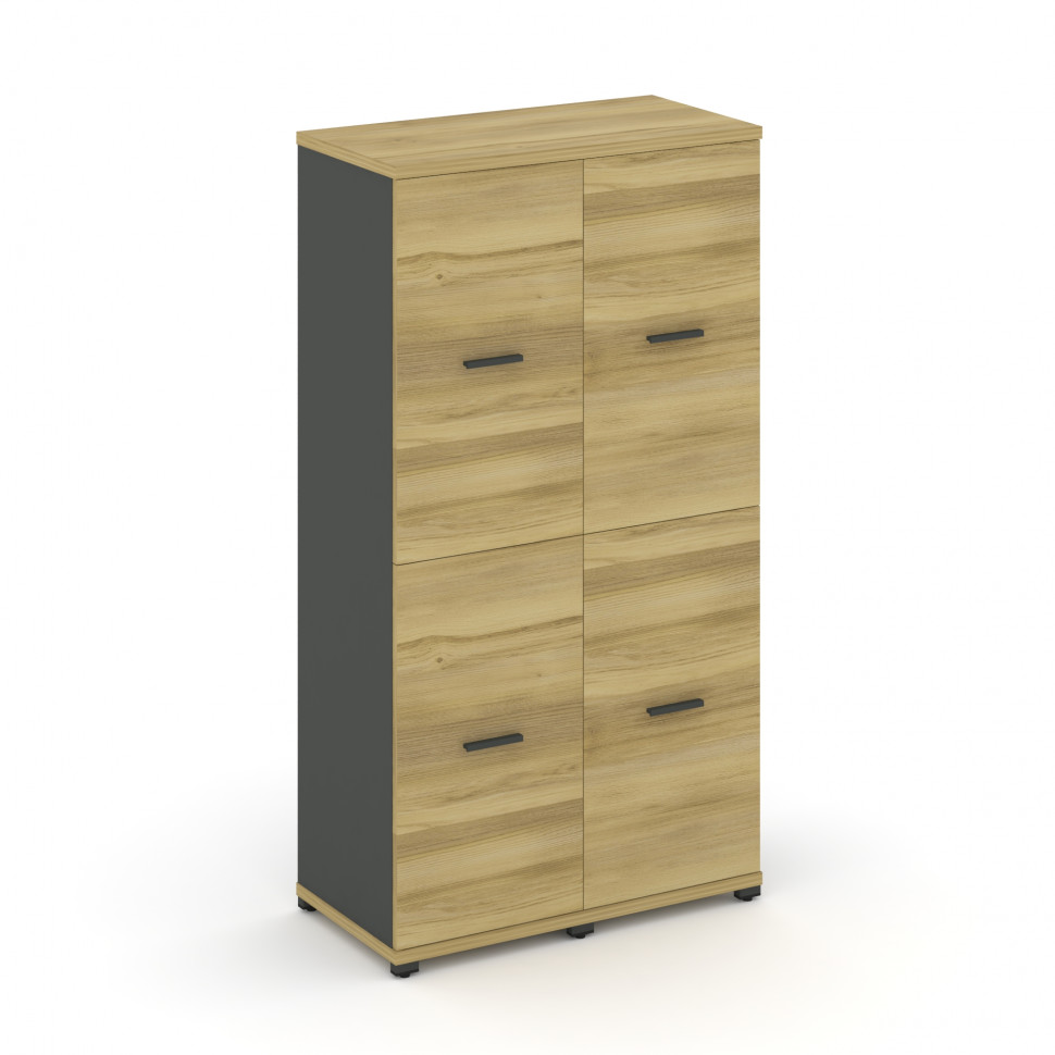 Concept Шкаф 2 узкие секции, 4 ниши CN.STU-422 A Дуб Винченцо/Антрацит/Металл Антрацит 836*420*1554 Concept Шкаф 2 узкие секции, 4 ниши CN.STU-422 A Дуб Винченцо/Антрацит/Металл Антрацит 836*420*1554