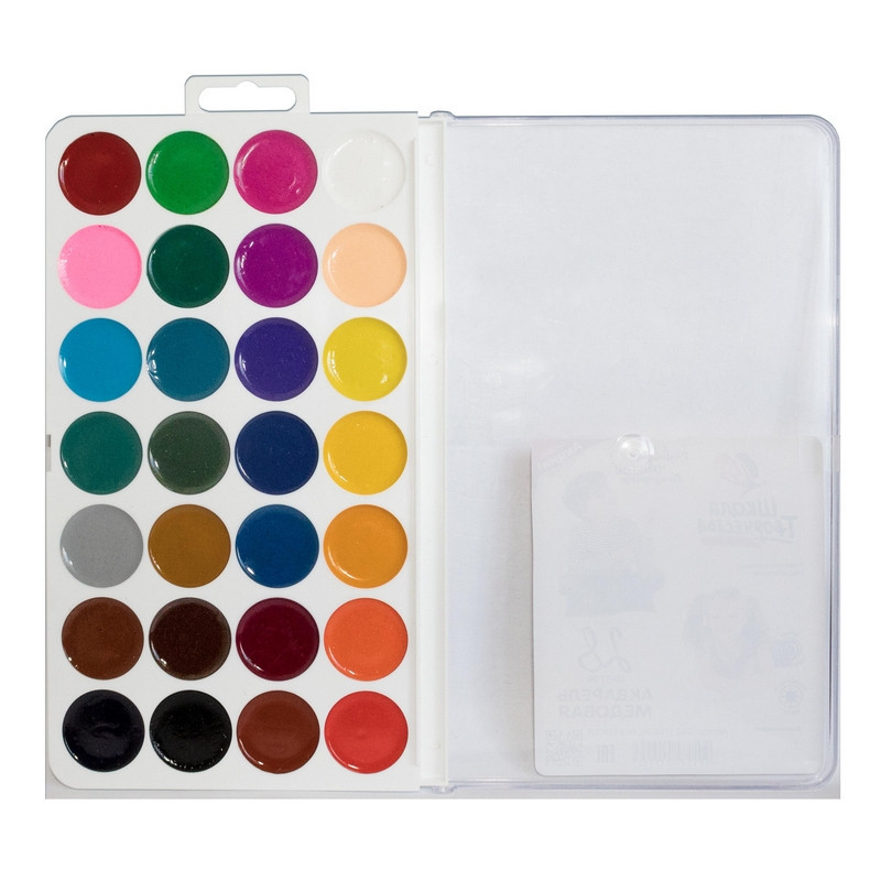 Краски акварельные Луч Школа творчества 28 цв., без кисти, 29С 1759-08