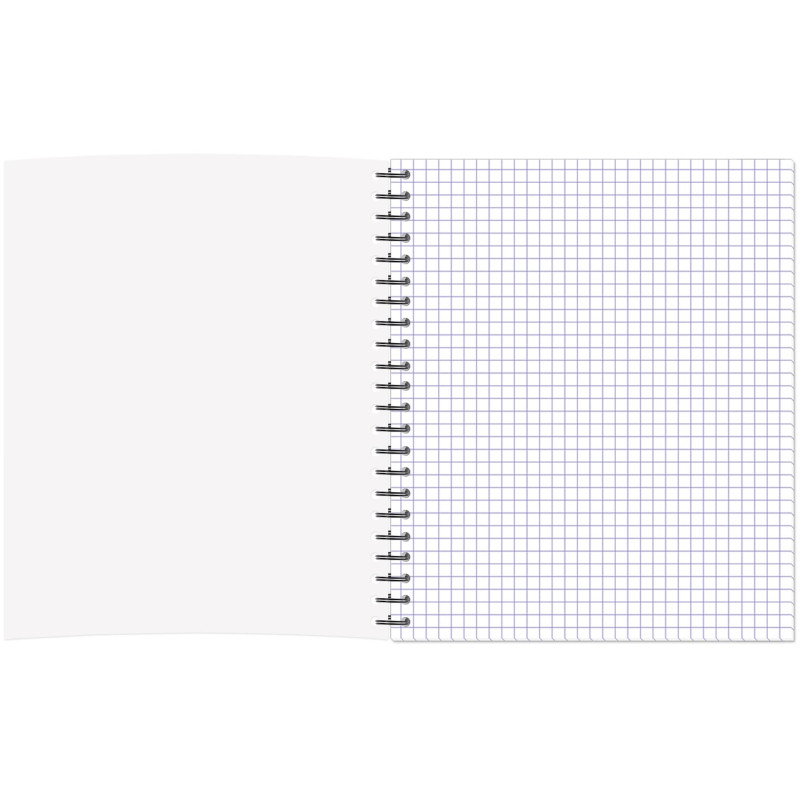 Тетрадь общая 48л,клет,А4,спир,обл.карт,Графо