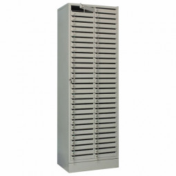 Шкаф абонентский ПРАКТИК "АМВ-180/60D" на 60 отделений (1800х600х373 мм, 112 кг), дверь, S21499023002