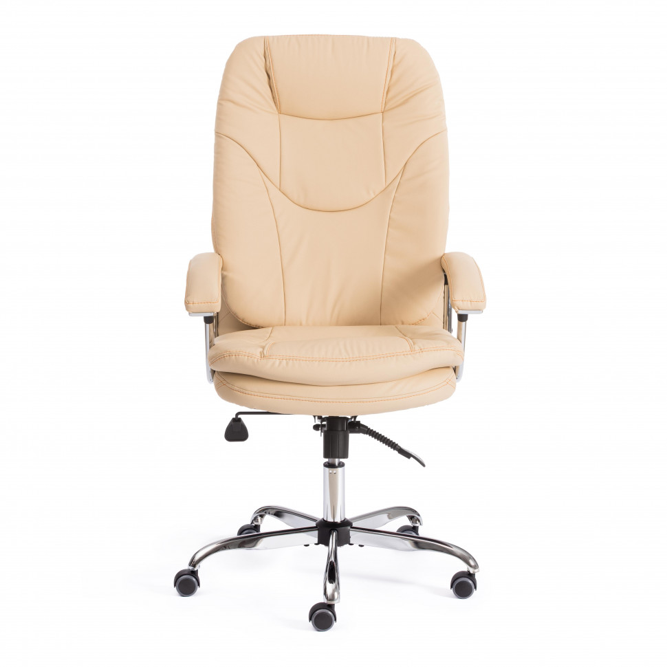 Кресло SOFTY LUX  кож/зам, бежевый, 36-34