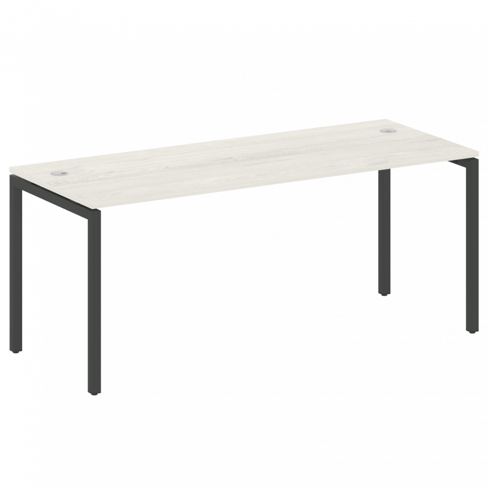 Metal System Quattro Стол письменный на П-образном м/к 40БП.СП-5 Дуб Наварра/Металл Антрацит 1800*72