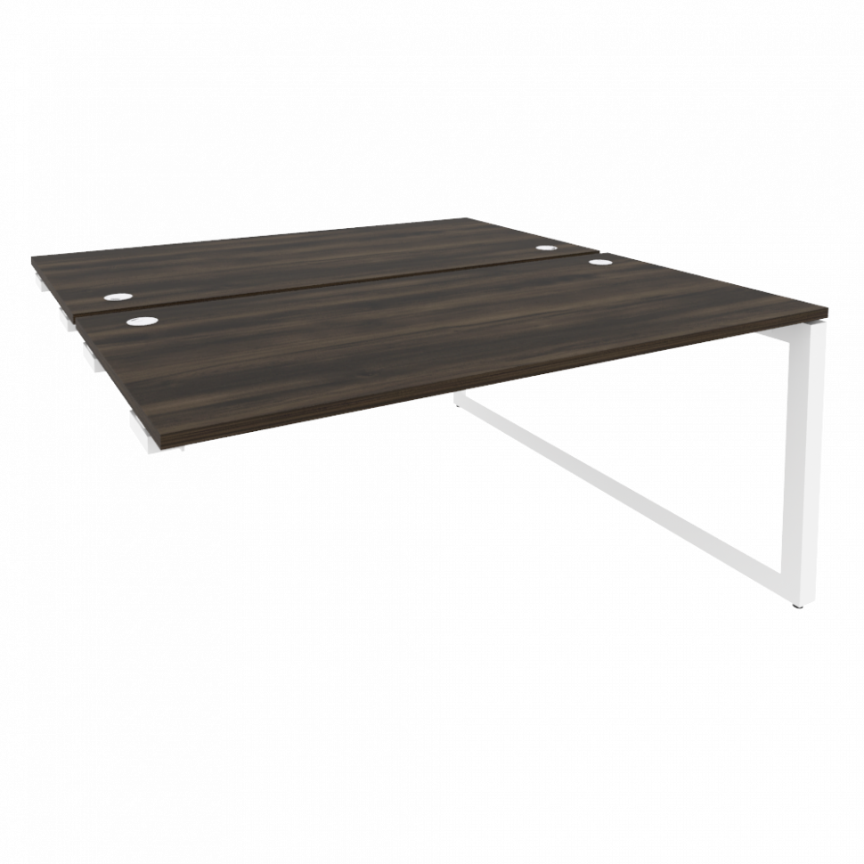 Onix Стол-приставка двойной на О-образном м/к к опорым элем. O.MO-D.SPR-4.8 Дуб Мали/Металл Белый 15 Onix Стол-приставка двойной на О-образном м/к к опорым элем. O.MO-D.SPR-4.8 Дуб Мали/Металл Белый 15