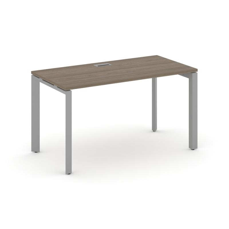 Style Project Стол письменный SN-59P.SP-021 Вяз Благородный/Металл Серый/Серебро Заглушка 980*800*75