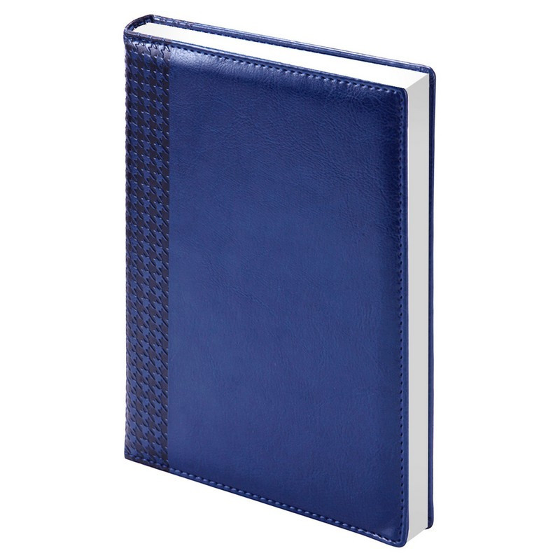 Ежедневник недатированный синий, тв пер, 140х200, 160л, Lozanna AZ052/blue