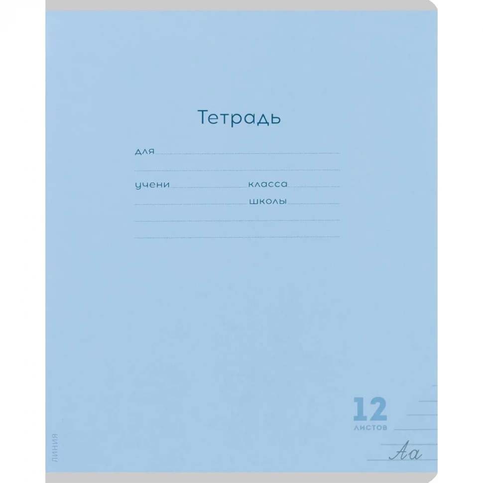 Тетрадь ЛИНИЯ 12л.проз.пласт.обл plastic cover КЛАССИКА NEW ассорти,12-1413