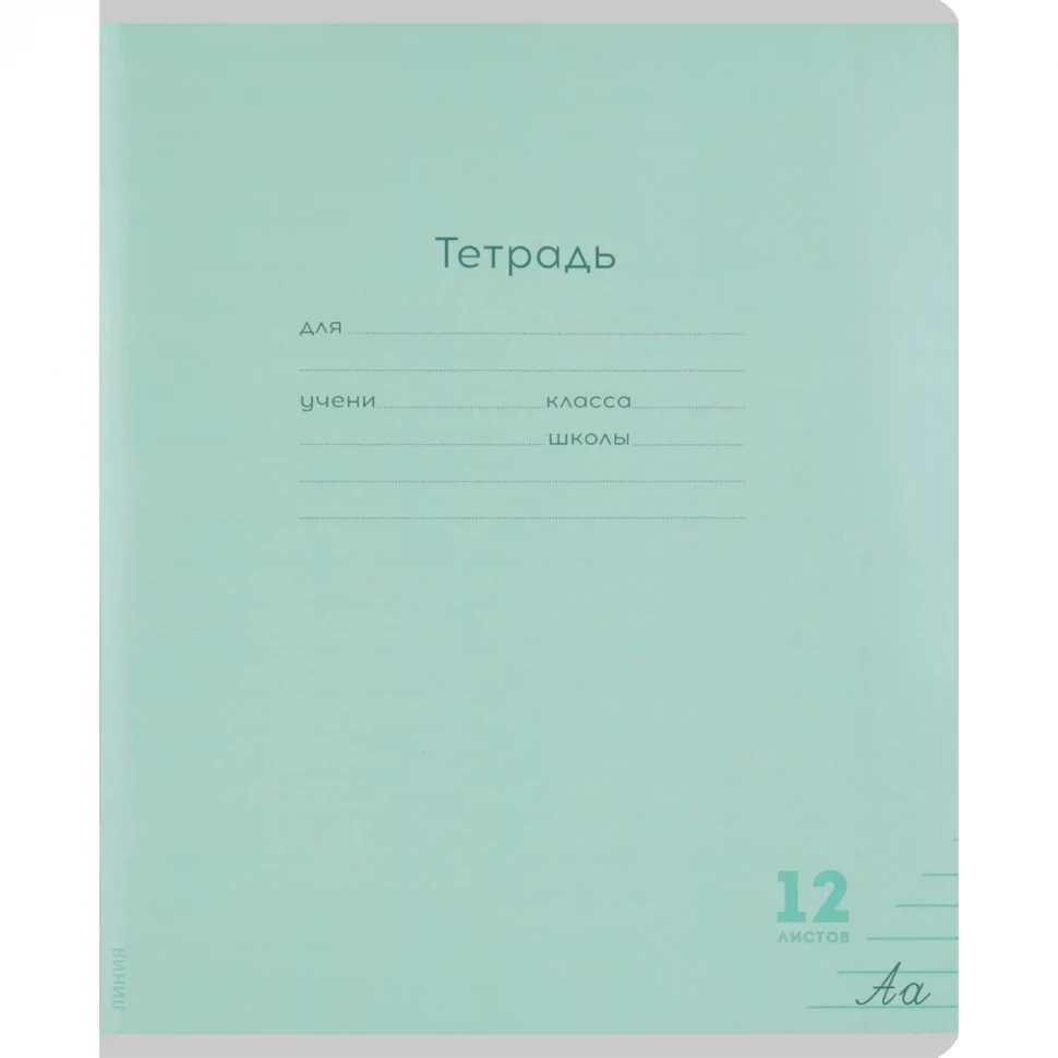 Тетрадь ЛИНИЯ 12л.проз.пласт.обл plastic cover КЛАССИКА NEW ассорти,12-1413