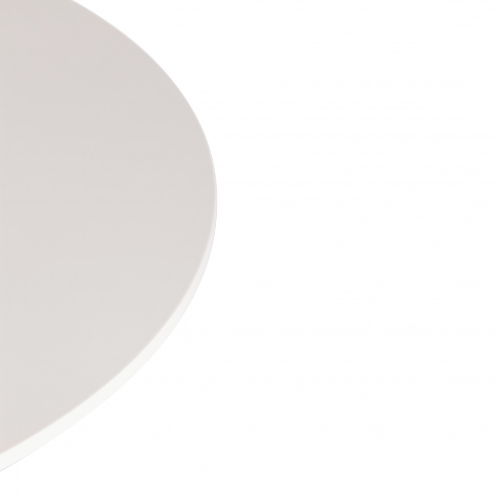 Стол TULIP (mod. 011) металл, мдф, белый, D90х75 см