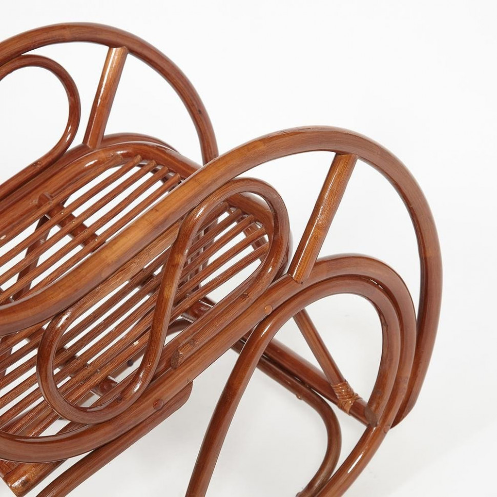 Кресло-качалка Vienna/Виенна (разборная)/без подушки / натуральный ротанг, 58х133х102см, пекан орех