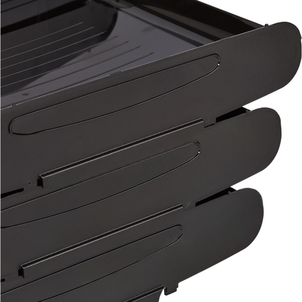 Лоток горизонтальный Attache Элегант черный 340х255х63 Лоток горизонтальный Attache Элегант черный 340х255х63